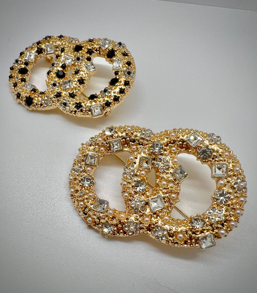 Glam Crystal Brooch