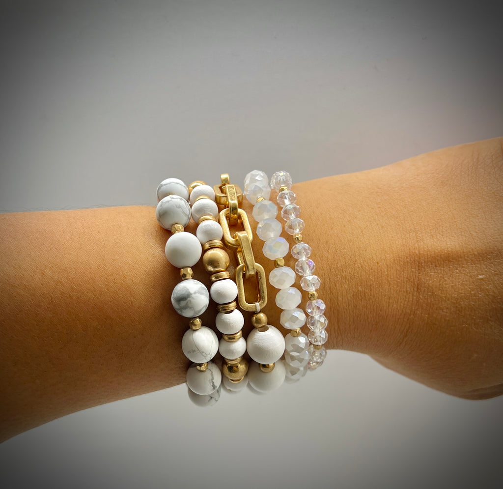 Marble Chain Bracelets