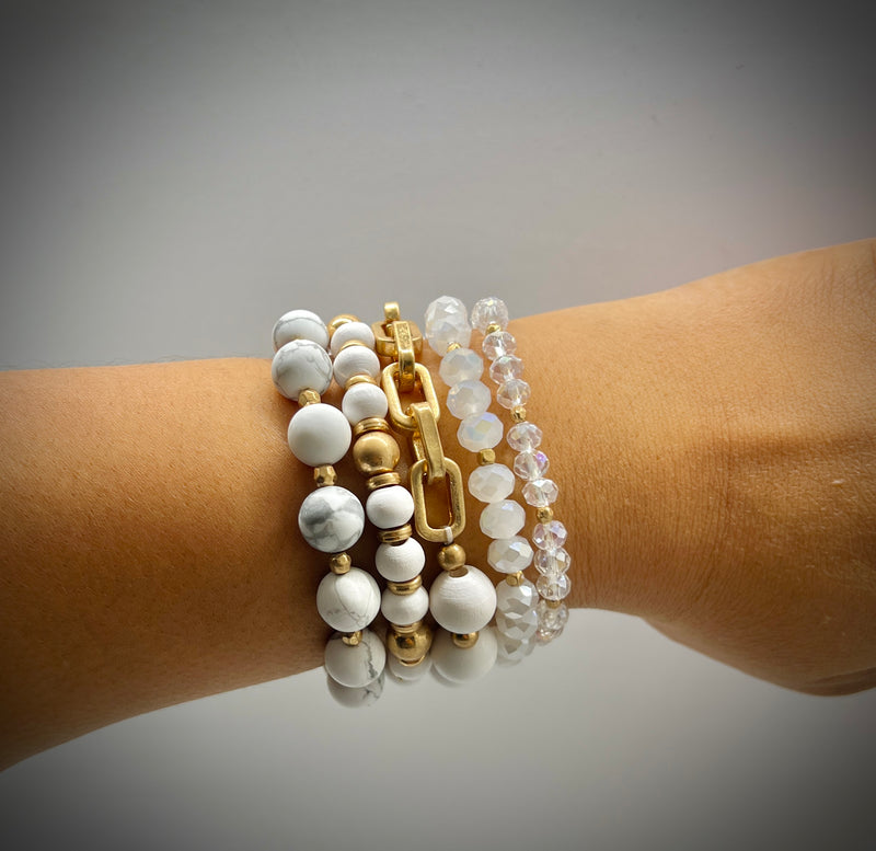 Marble Chain Bracelets