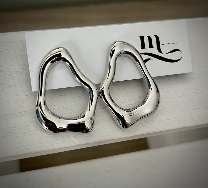 Asymmetrical Drop Earrings